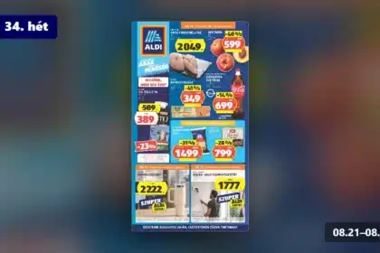 aldi akciós újság 2026 34 hét