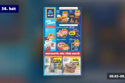 aldi akciós újság 2026 36 hét