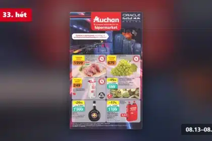 auchan hipermarket akciós újság 2026 33 hét