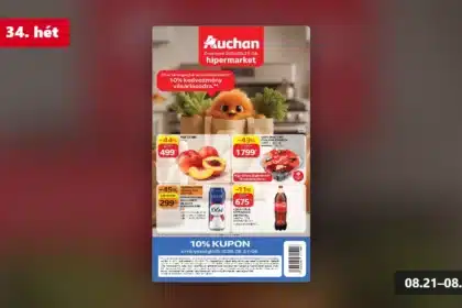 auchan hipermarket akciós újság 2026 34 hét