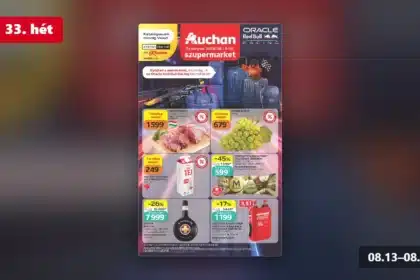 auchan szupermarket akciós újság 2026 33 hét