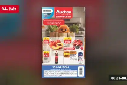 auchan szupermarket akciós újság 2026 34 hét
