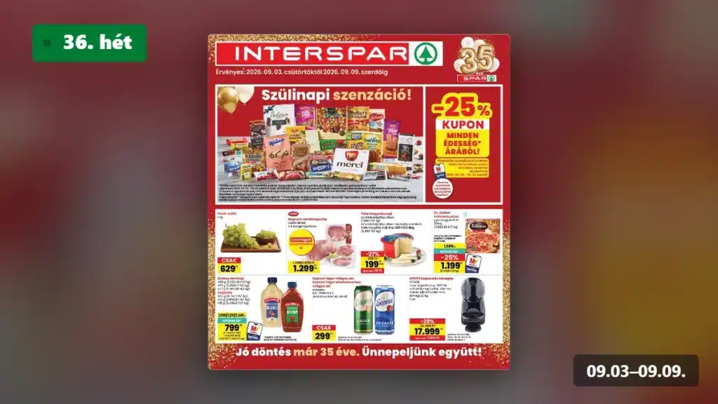 interspar akciós újság 2026 36 hét