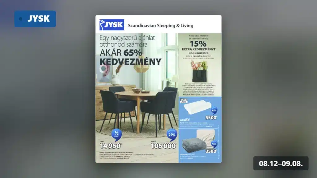 jysk akciós újság 2026 08 12
