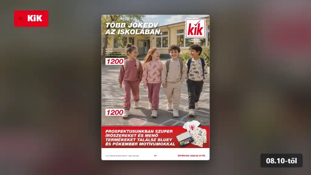 kik akciós újság 2026 08 10