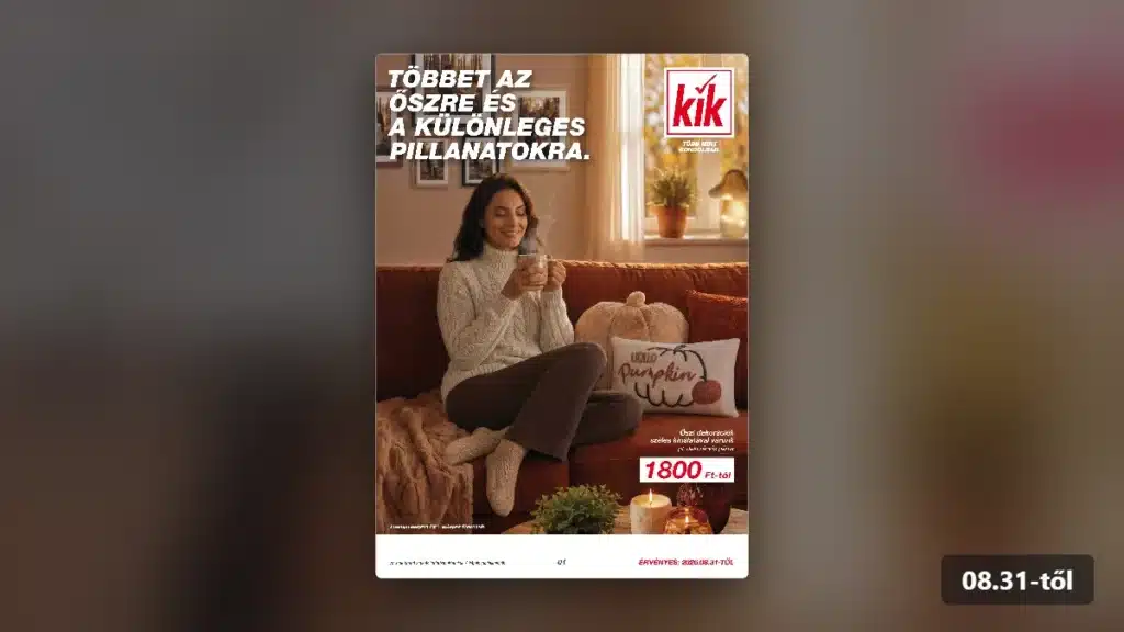 kik akciós újság 2026 08 31