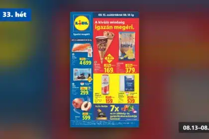 lidl akciós újság 2026 33 hét