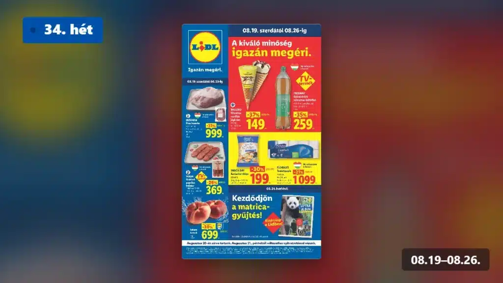 lidl akciós újság 2026 34 hét
