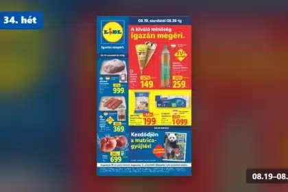 lidl akciós újság 2026 34 hét