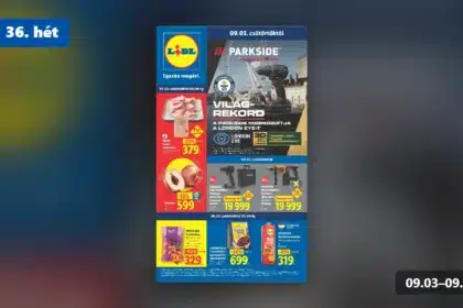 lidl akciós újság 2026 36 hét