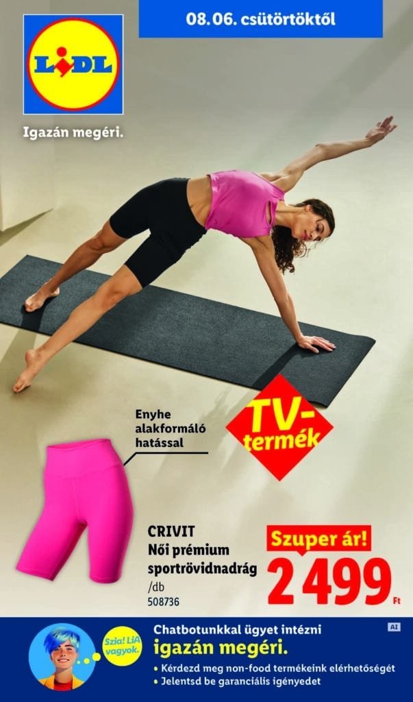 lidl nonfood akciós újság 2026 32 hét