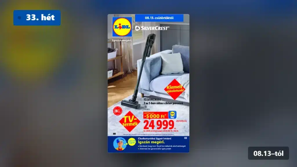 lidl nonfood akciós újság 2026 33 hét