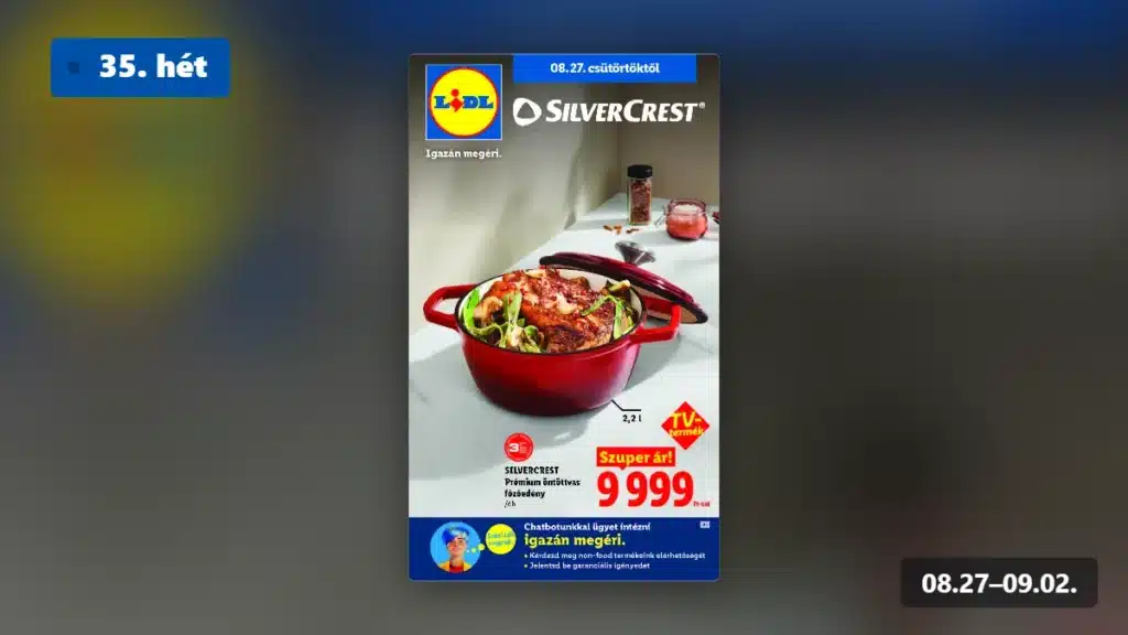 lidl nonfood akciós újság 2026 35 hét
