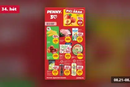 penny akciós újság 2026 34 hét