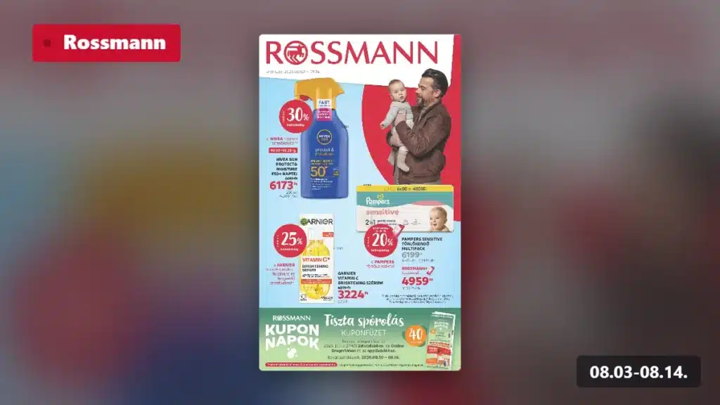 rossmann akciós újság 2026 08 03