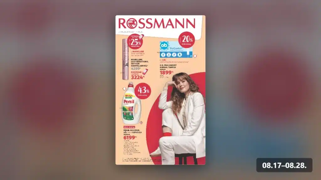 rossmann akciós újság 2026 08 17