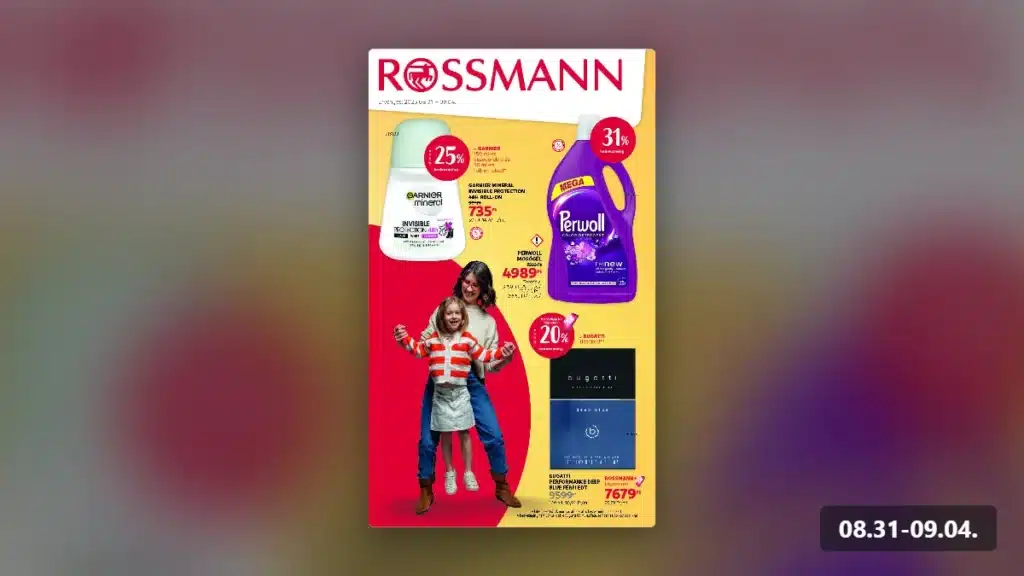 rossmann akciós újság 2026 08 31
