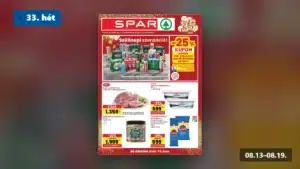 spar akciós újság 2026 33 hét