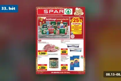 spar akciós újság 2026 33 hét