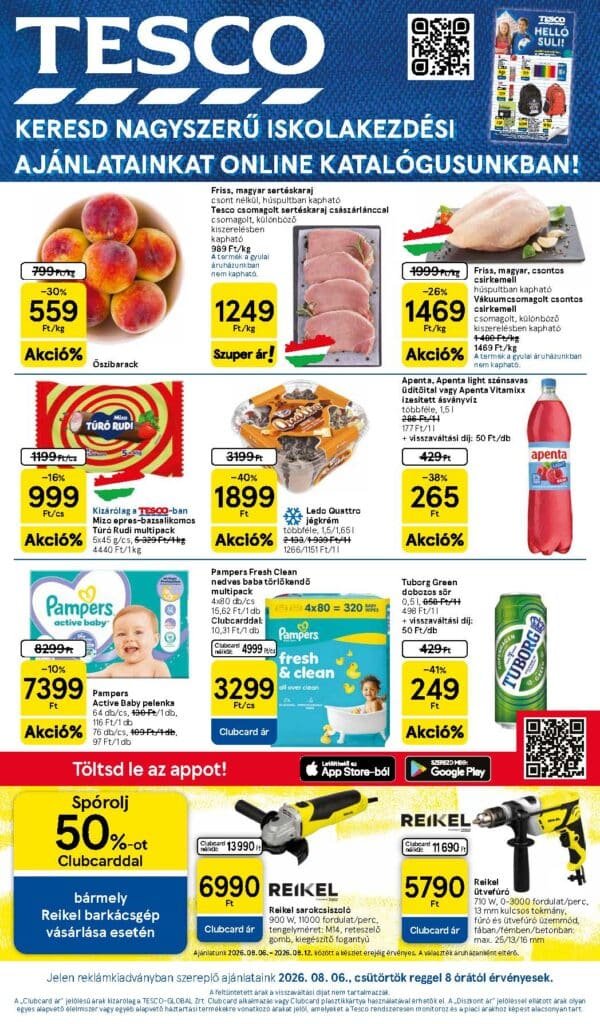 tesco hipermarket akciós újság 2026 32 hét