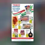 tesco szupermarket akciós újság 2026 34 hét