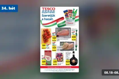 tesco szupermarket akciós újság 2026 34 hét