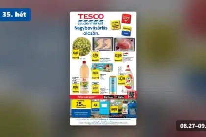 tesco szupermarket akciós újság 2026 35 hét