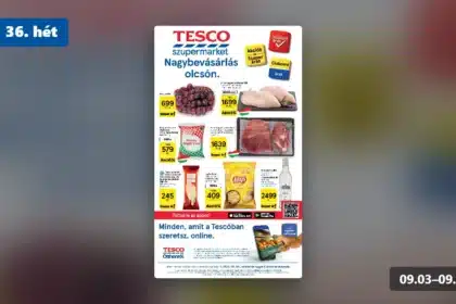tesco szupermarket akciós újság 2026 36 hét