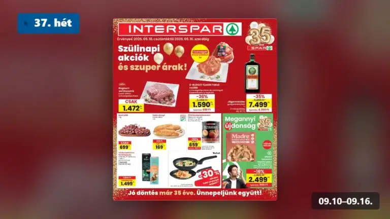 interspar akciós újság 2026 37 hét