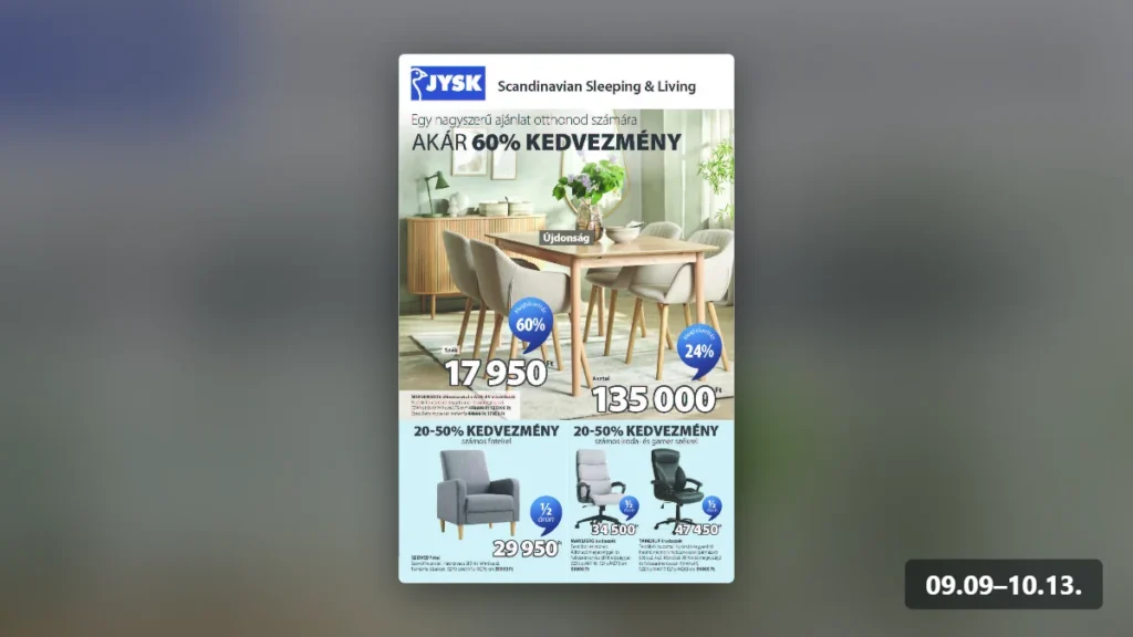 jysk akciós újság 2026 09 09