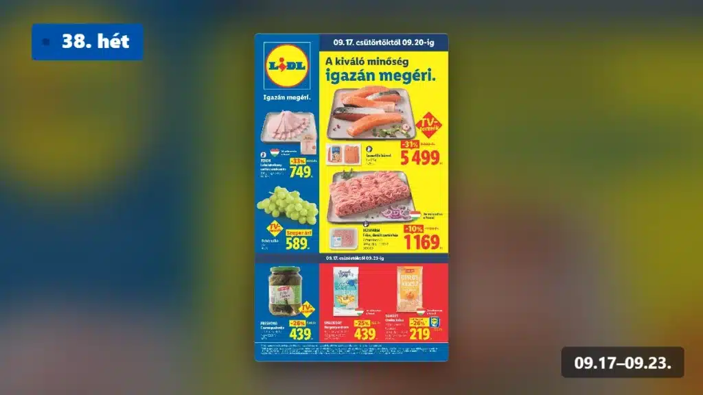 lidl akciós újság 2026 38 hét
