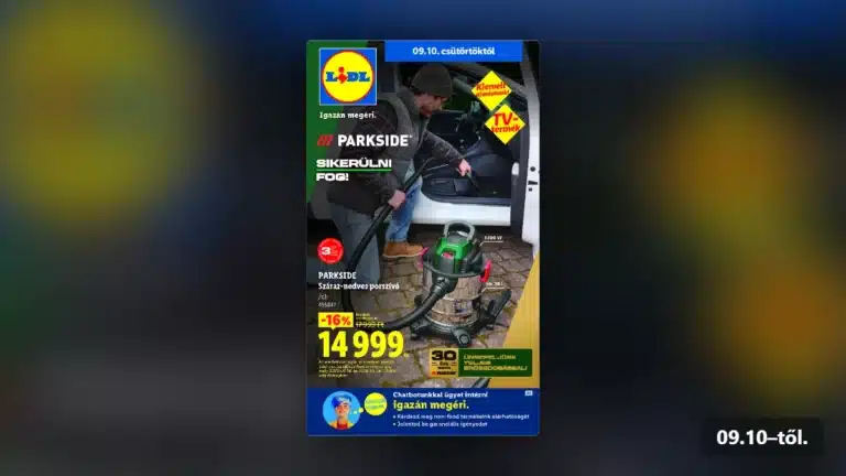 lidl nonfood akciós újság 2026 37 hét