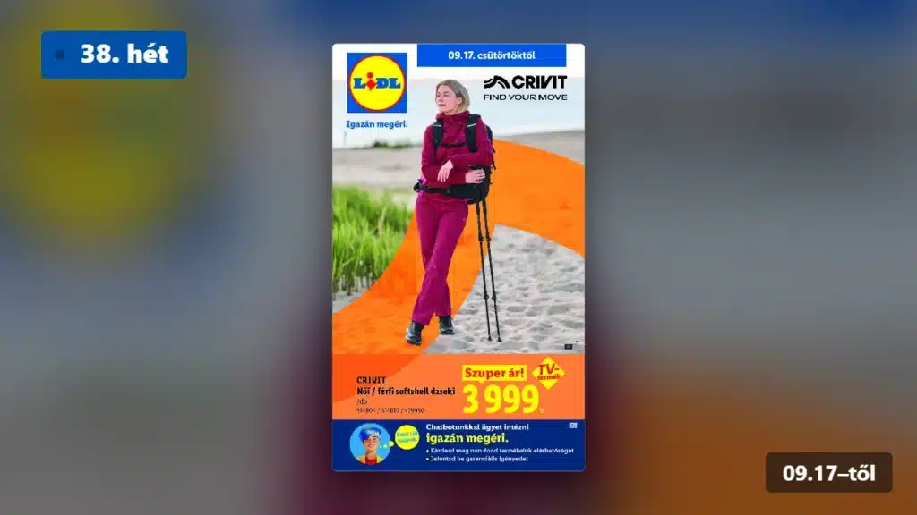 lidl nonfood akciós újság 2026 38 hét