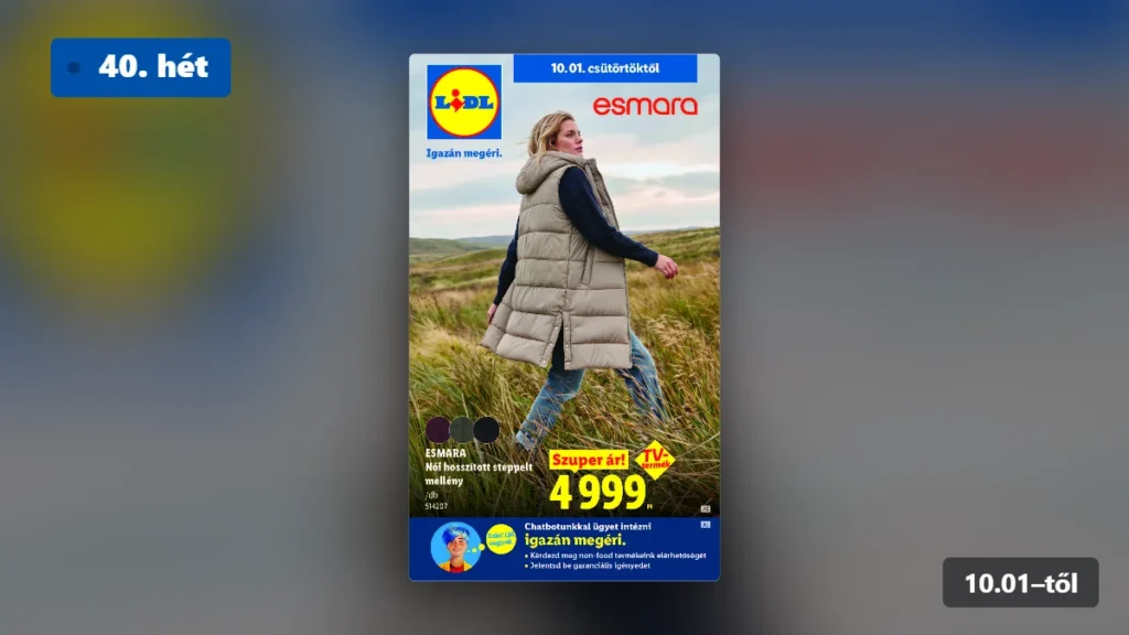 lidl nonfood akciós újság 2026 40 hét