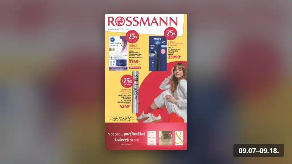 rossmann akciós újság 2026 09 07