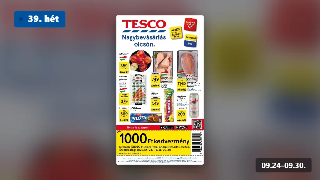 tesco hipermarket akciós újság 2026 39 hét