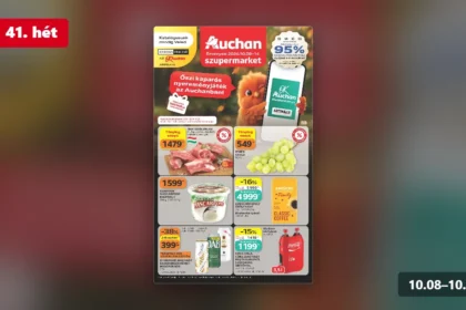 auchan szupermarket akciós újság 2026 41 hét