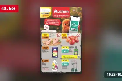 auchan szupermarket akciós újság 2026 43 hét
