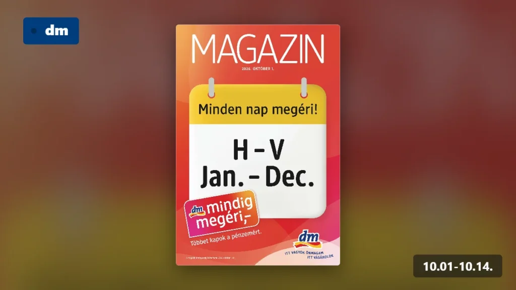 dm akciós újság 2026 10 01