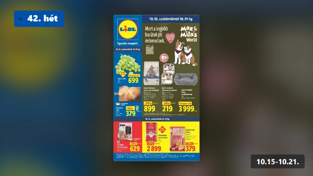 lidl akciós újság 2026 42 hét
