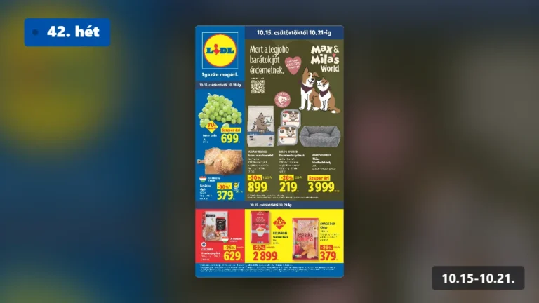 lidl akciós újság 2026 42 hét