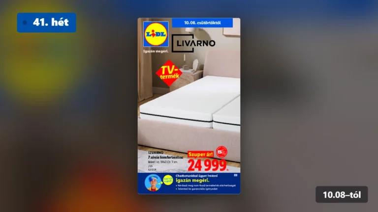 lidl nonfood akciós újság 2026 41 hét