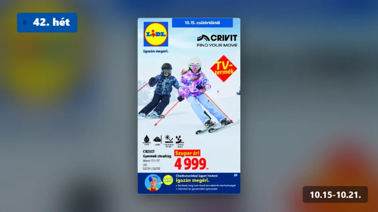 lidl nonfood akciós újság 2026 42 hét
