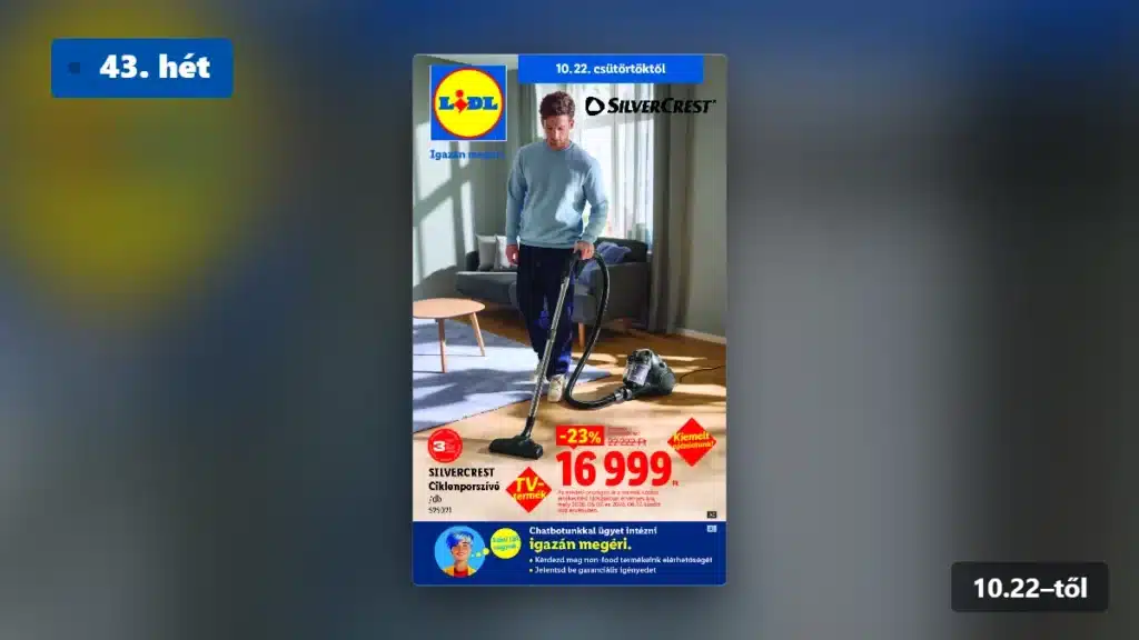 lidl nonfood kciós újság 2026 43 hét