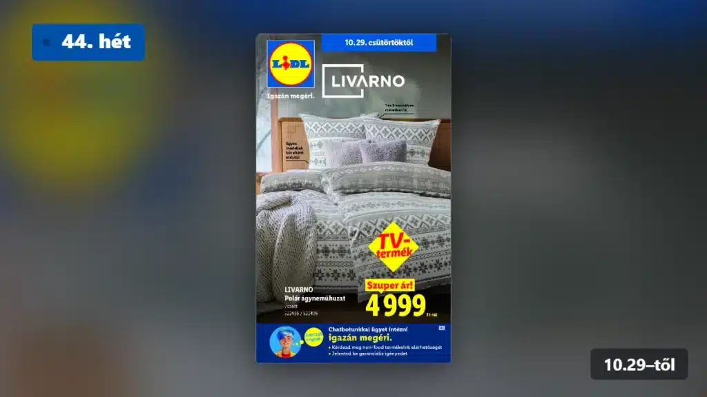 lidl nonfood akciós újság 2026 44 hét