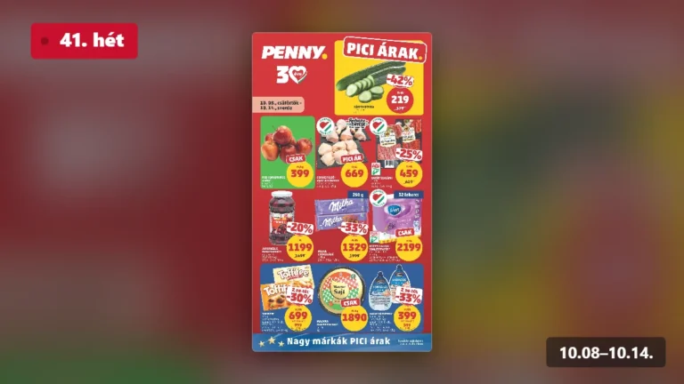 penny akciós újság 2026 41 hét