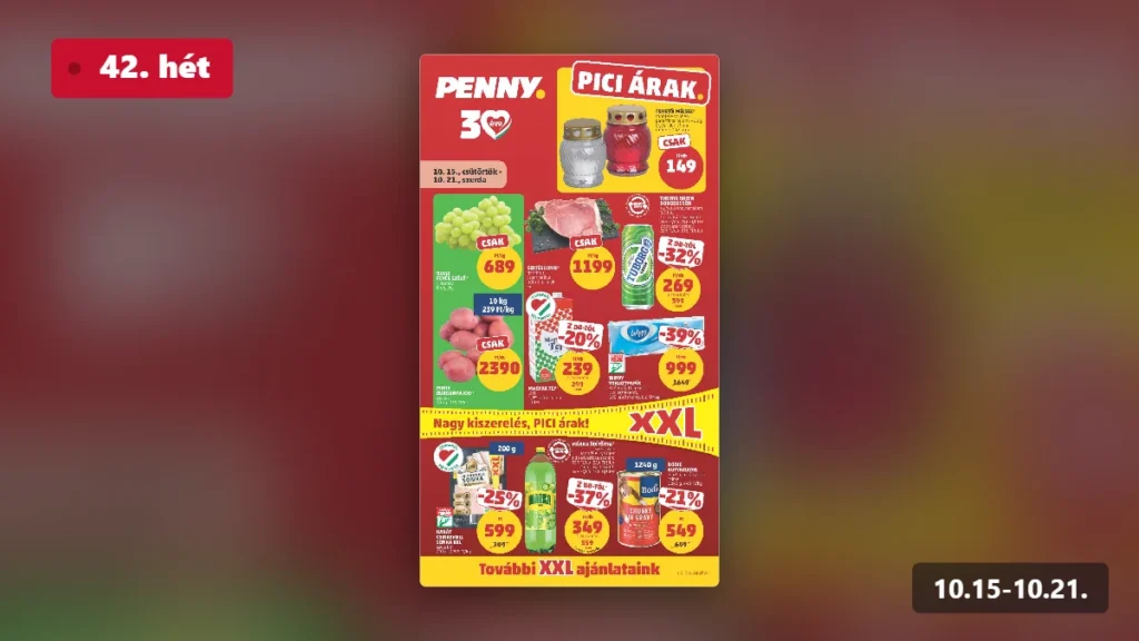 penny akciós újság 2026 42 hét
