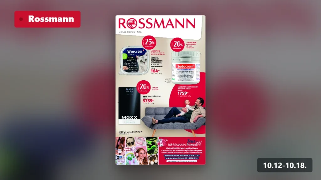 rossmann akciós újság 2026 10 12