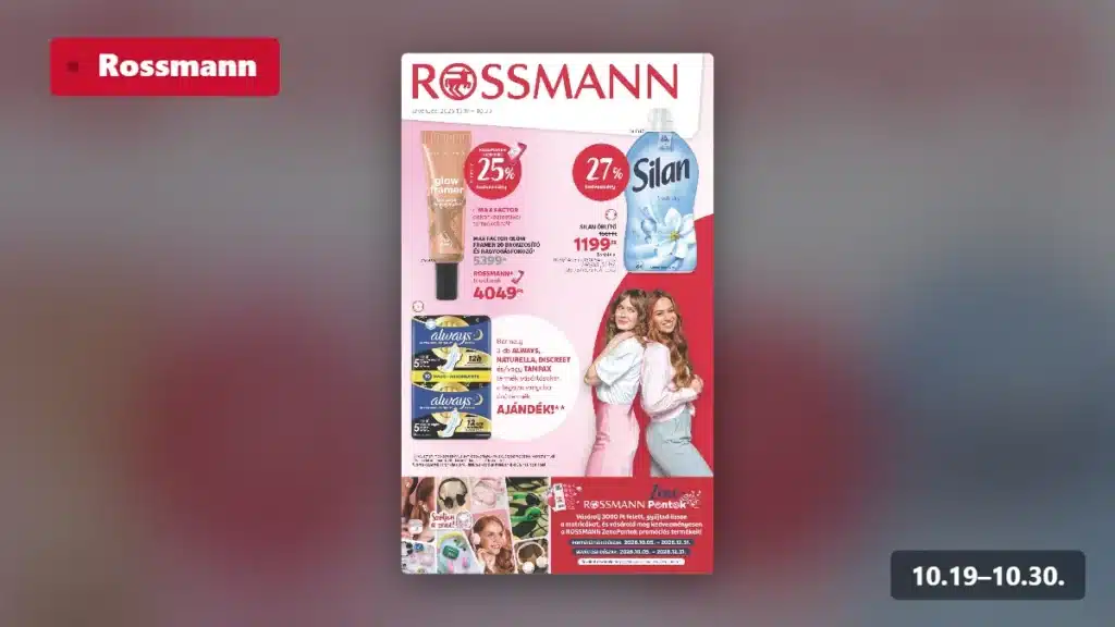 rossmann akciós újság 2026 10 19