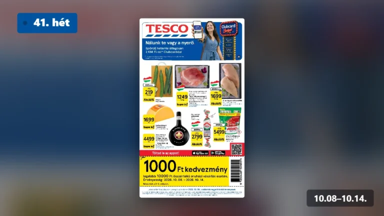tesco hipermarket akciós újság 2026 41 hét